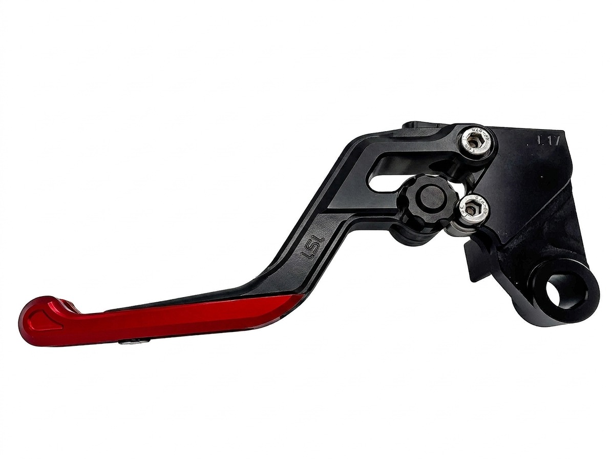 LSL ERGONIA Kupplungshebel L15 Schwarz/Schwarz/Rot