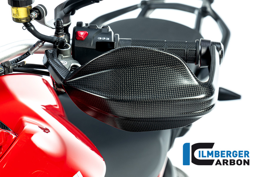 Ilmberger Carbon Handprotektor links, matt, Ducati Multistrada V4 2020-