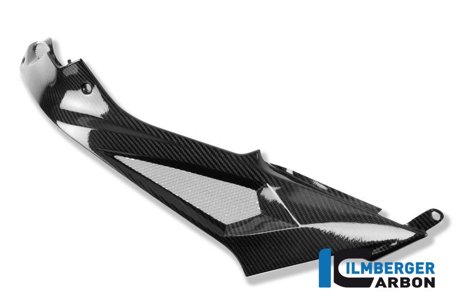 Ilmberger Carbon Seitendeckel links am Tank, Carbon