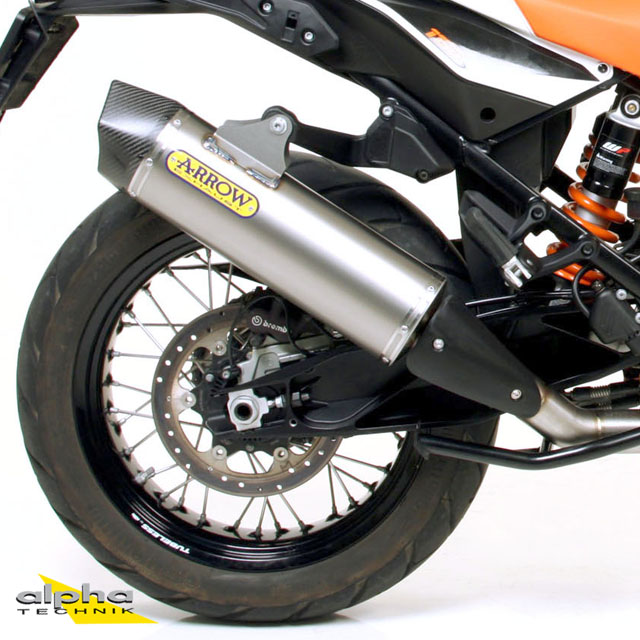 ARROW Auspuff MAXI RACE-TECH für KTM Adventure 1090/1190/1290 2013- aus Titan