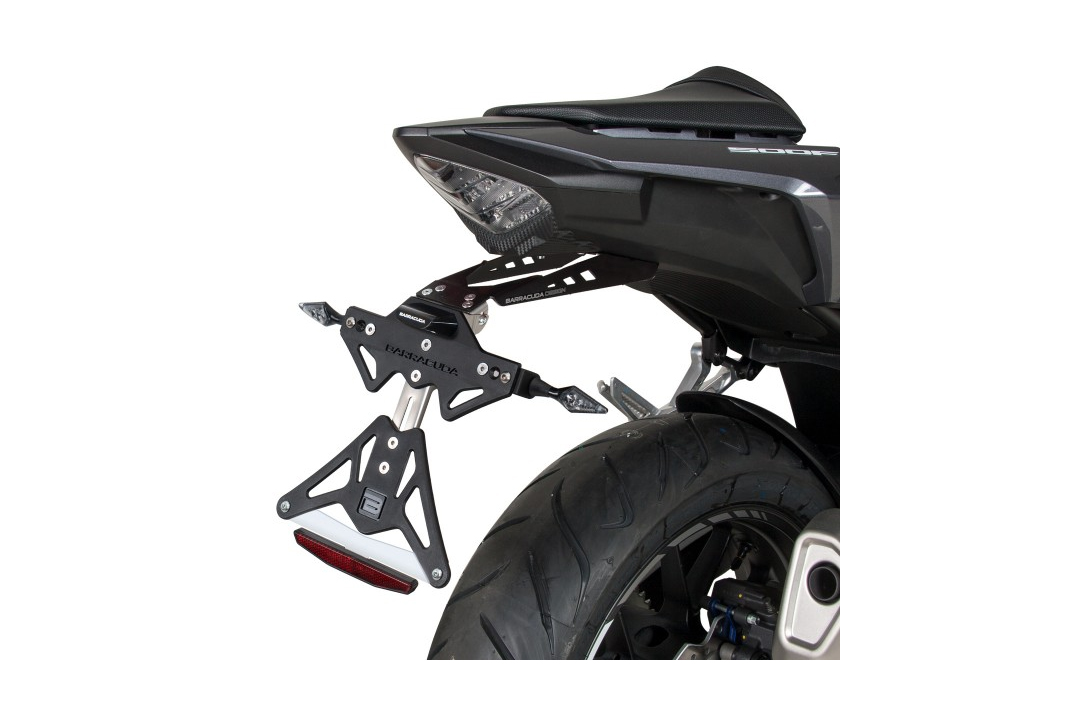 Barracuda Kennzeichenhalter für Honda CB500F 2016-2018 und 2019 und CBR500R 2017-2018