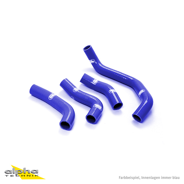 SAMCO SPORT Siliconschlauch Kit blau für Kawasaki ZZR1100 Modelljahr 1993-1998