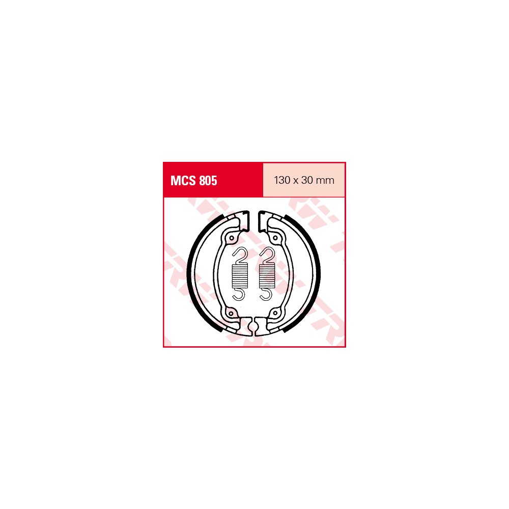 TRW LUCAS Bremsbackensatz MCS805