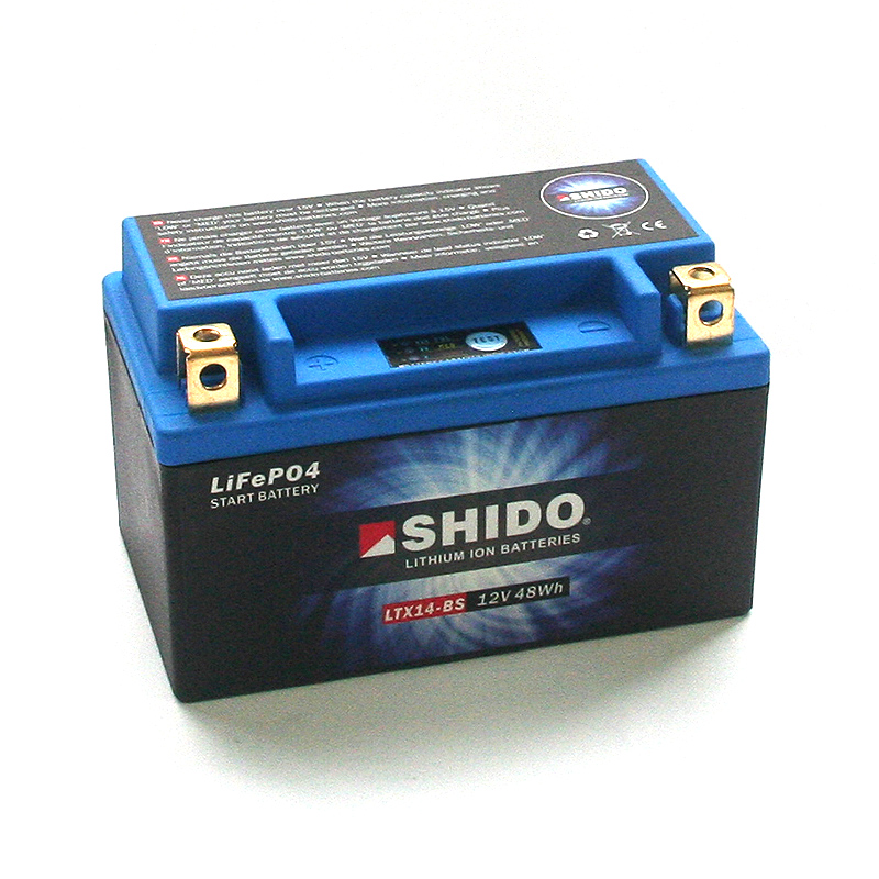 SHIDO Lithium-Batterie LTX14-BS-Li