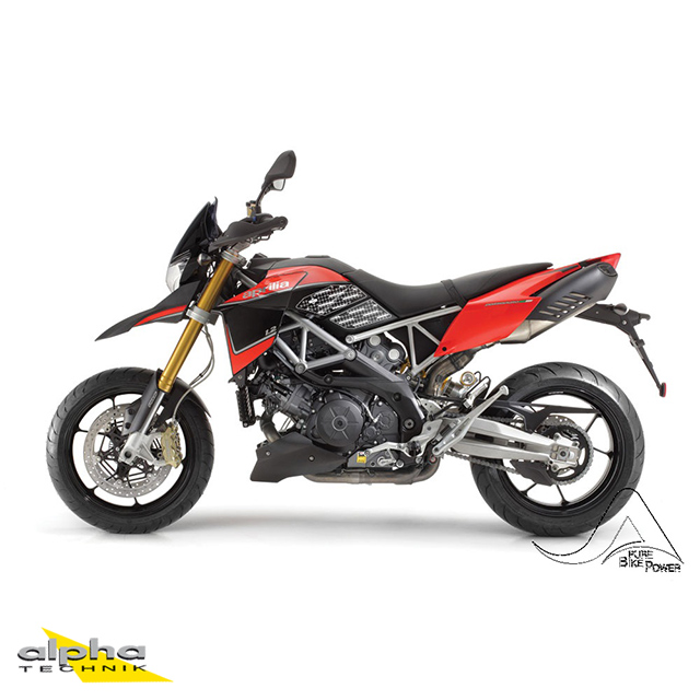 Stompgrip schwarz, Volcano, für Aprilia 750/900/1200 Dorsoduro