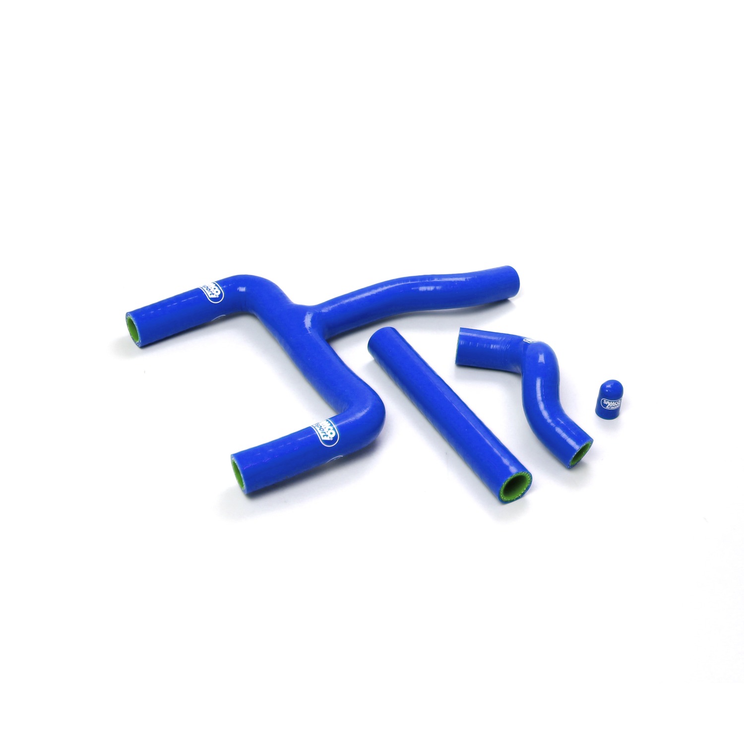 SAMCO SPORT Siliconschlauch Kit Thermo Bypass blau für Beta RR250 2 Takt RR300 2 Takt Modelljahr 2013-2019