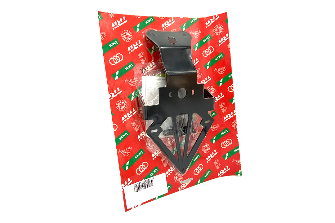 TRW Kennzeichenhalter Aluminium schwarz für Triumph Speed Triple 1050 Modelljahr 2005-2007