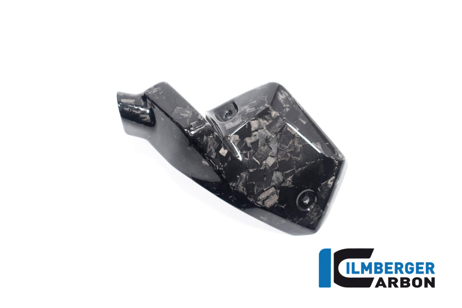 Ilmberger Carbon Einspritzdüsen Abdeckung links, Black Diamond Carbon, glänzend, BMW R1300GS 2023-
