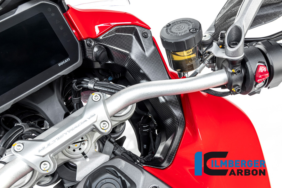 Ilmberger Carbon Abdeckung rechts neben dem Cockpit, matt, Ducati Multistrada V4 2020-
