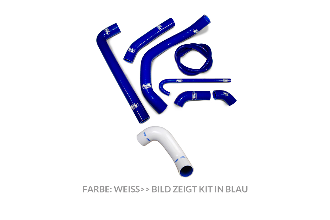 SAMCO SPORT Silikonschlauch Kit weiß für Ducati Panigale 899 (R), Panigale 1199 (S / R / Superleggera), Panigale 1299 (S / R) , 959 Panigale, Panigale V2 955 (S)