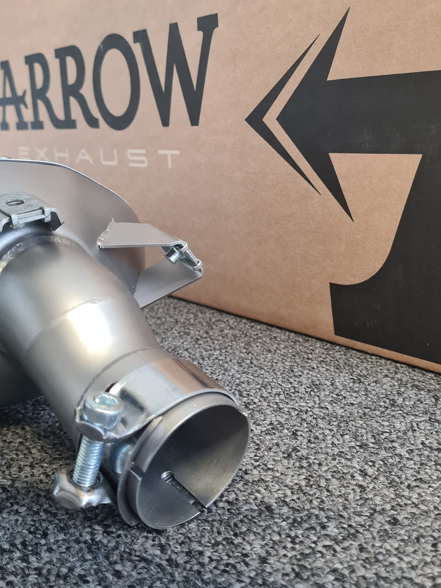 ARROW Auspuff DARK SONORA für Honda CRF1100L Africa Twin 2020-2022, Titan dark und Carbon-Endkappe