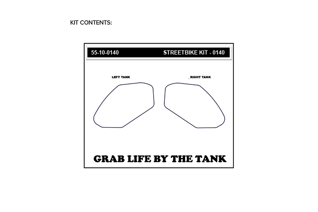 Stompgrip schwarz, Icon, für Kawasaki, Ninja 650, Z650, 2017-2025, Z400, 2019-2025