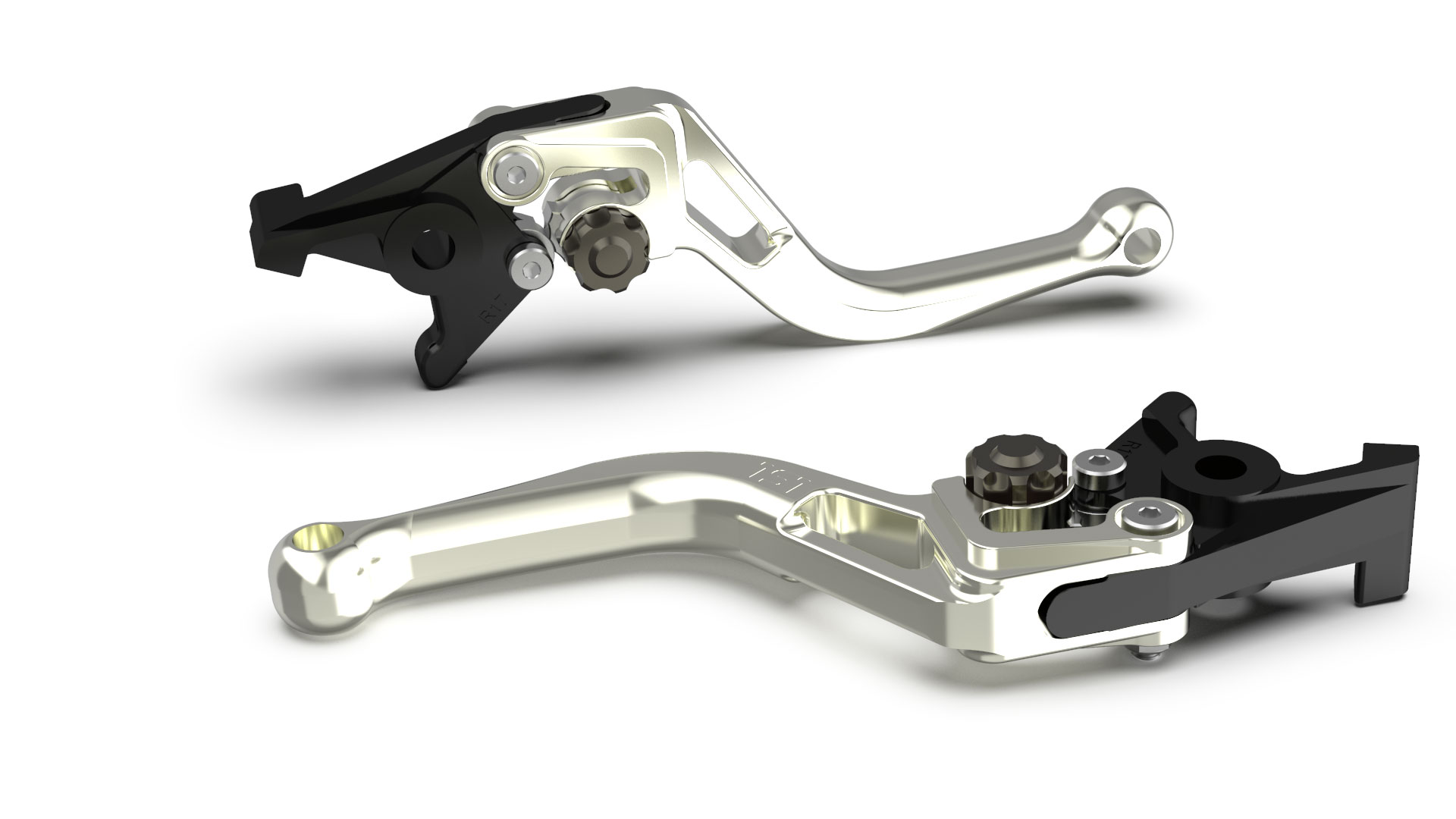 LSL Bremshebel BOW R82, kurz, silber/anthrazit