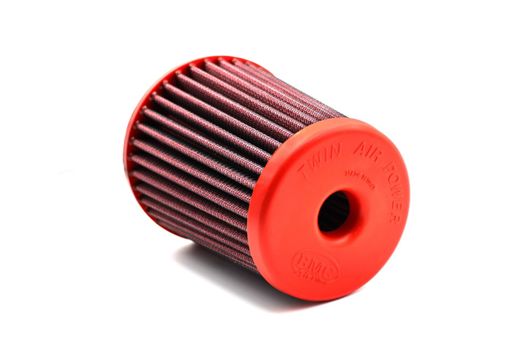 BMC Universal-Sportluftfilter Konisch, 76 mm Durchmesser, 151 mm Länge, zentral, Kunststoffkappe