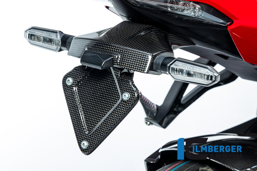 Ilmberger Carbon Kennzeichenträger glänzend für Honda CBR1000RR-R/SP 2020-