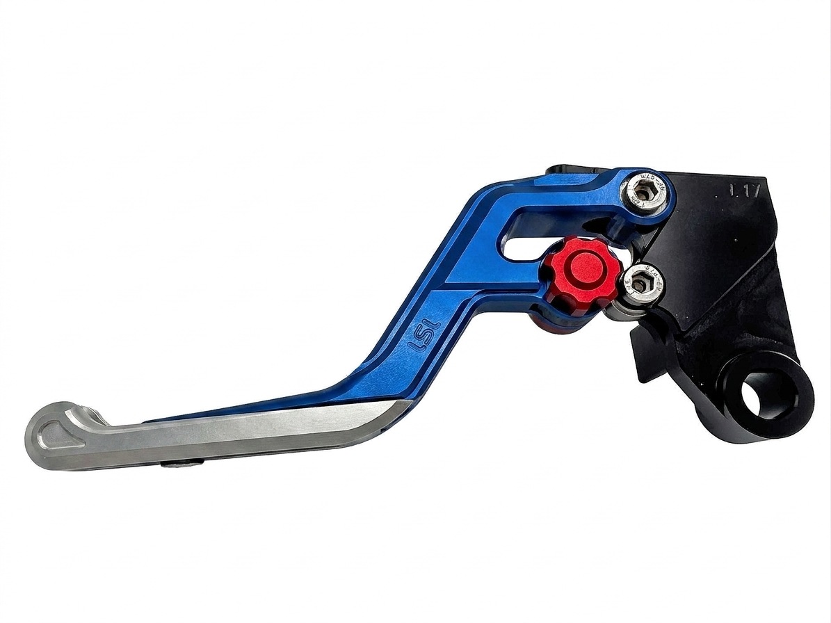 LSL ERGONIA Kupplungshebel L50 Blau/Rot/Silber