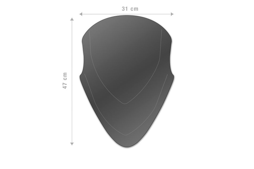 Barracuda Windschild Aerosport Plexiglas für Honda X-ADV