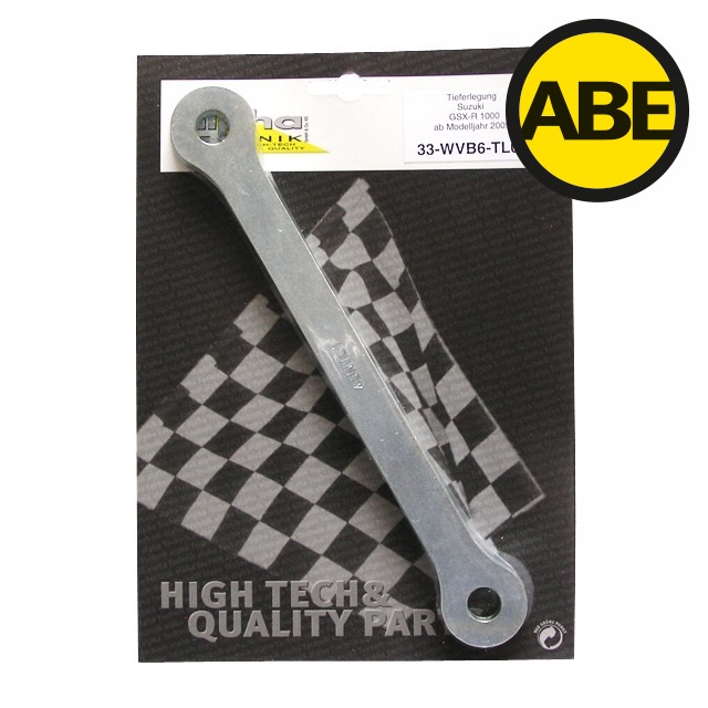 alpha Technik Tieferlegungssatz 25mm für Suzuki GSXR1000; Typ WVB6; Modelljahr 2005-