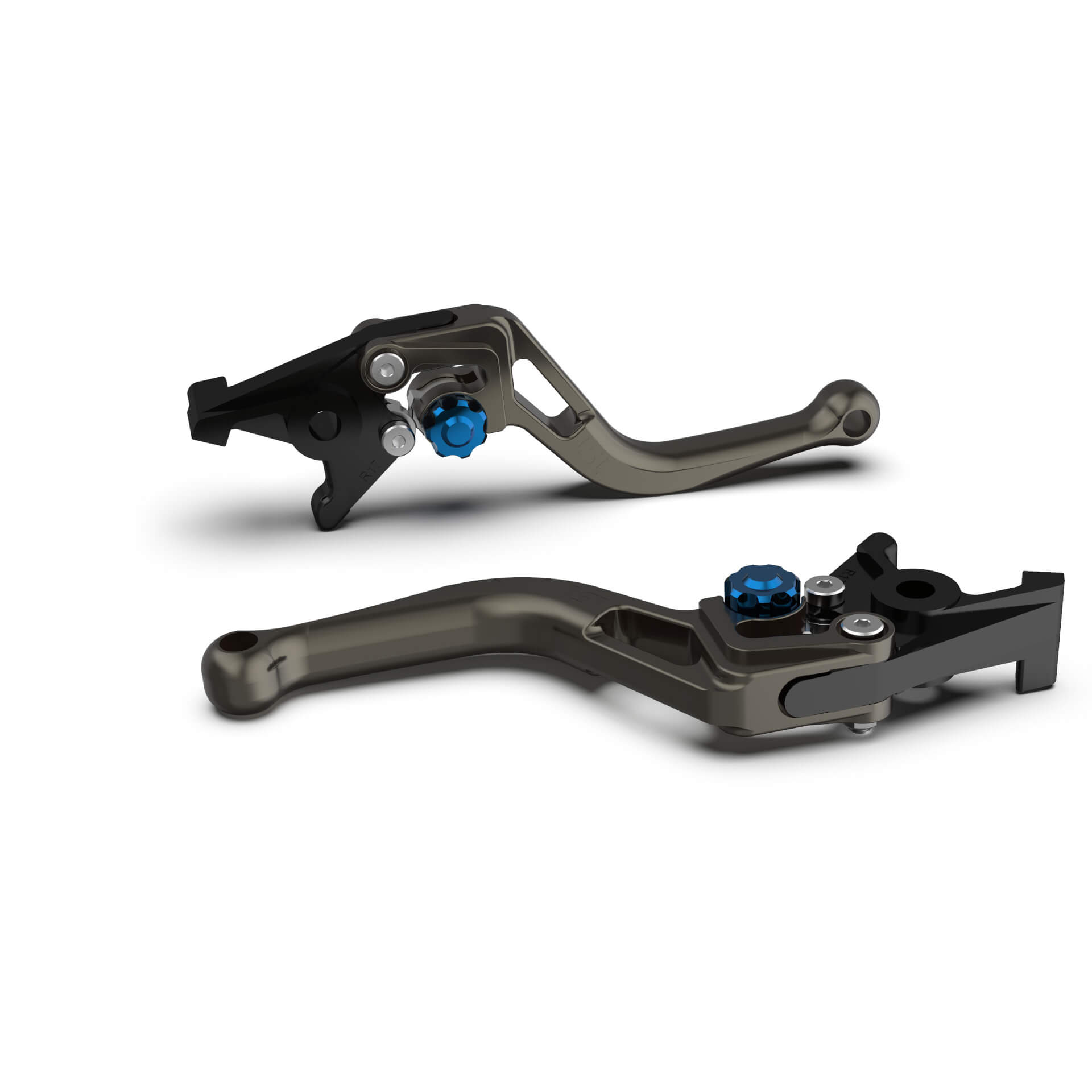 LSL Bremshebel BOW für Brembo 15/17/19 RCS, R37R, kurz, anthrazit/blau