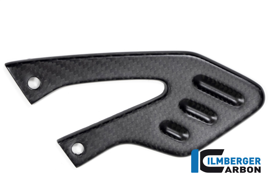 Ilmberger Carbon Fersenschutz links matt für Aprilia RSV4 / Tuono V4 2021-