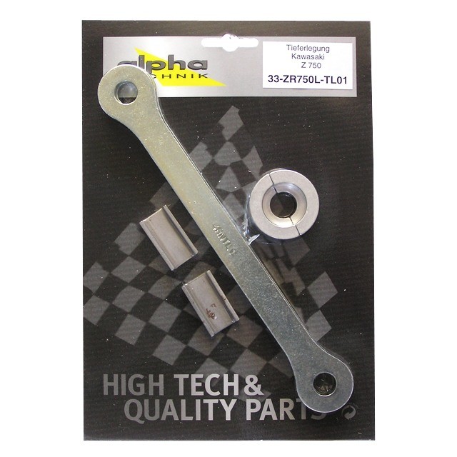 alpha Technik Tieferlegungssatz 30mm für Kawasaki Z750; Typ ZR750L; Modelljahr 2007-