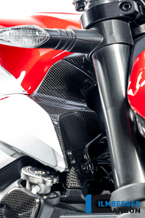 Ilmberger Carbon Windkanalabdeckung rechts, glänzend, Ducati Streetfighter V2,  2022-