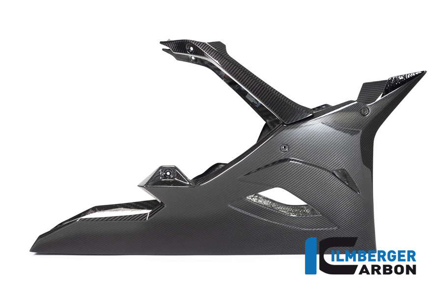 Ilmberger Carbon Verkleidungsunterteil für Racing Auspuff, Carbon