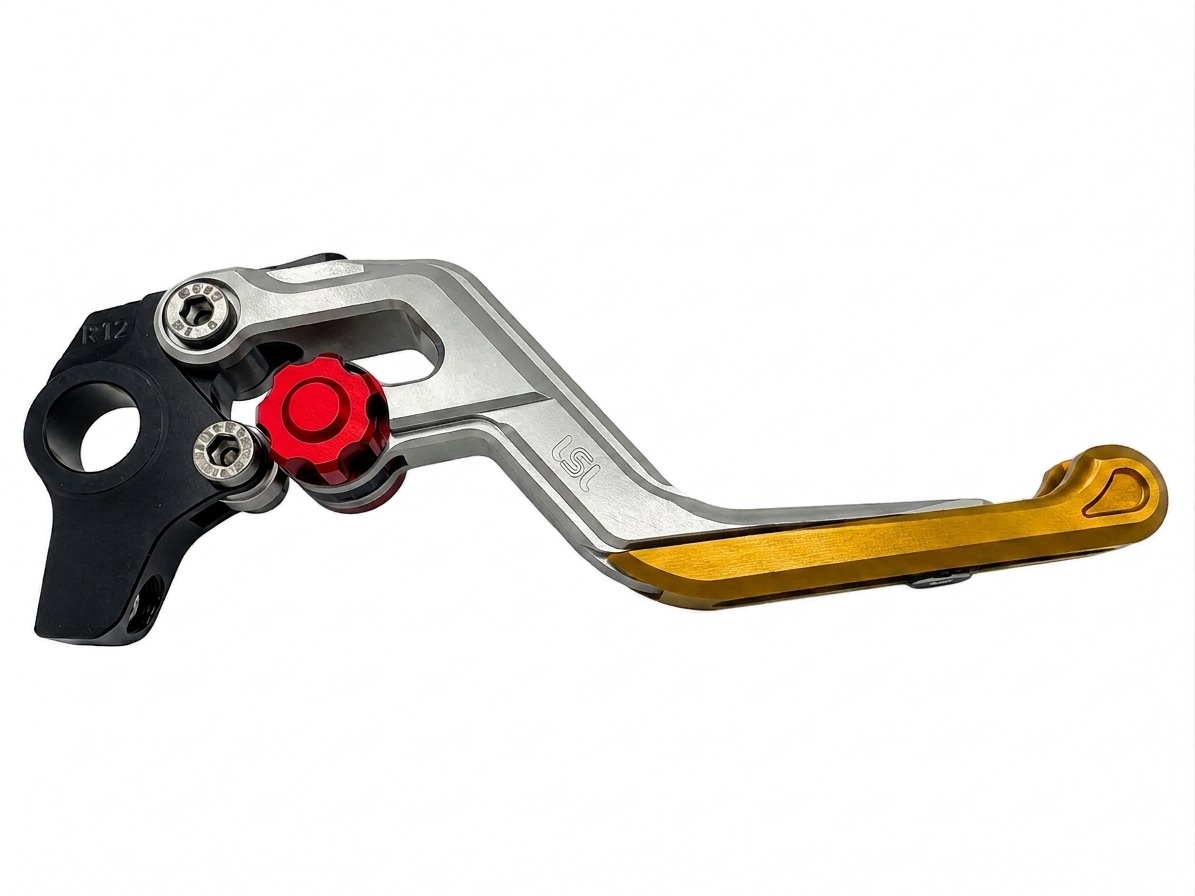 LSL ERGONIA Bremshebel R22 Silber/Rot/Gold