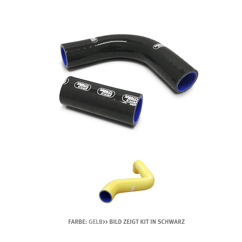 SAMCO SPORT Siliconschlauch Kit gelb für Honda GL1200 Goldwing Modelljahr 1984-1987