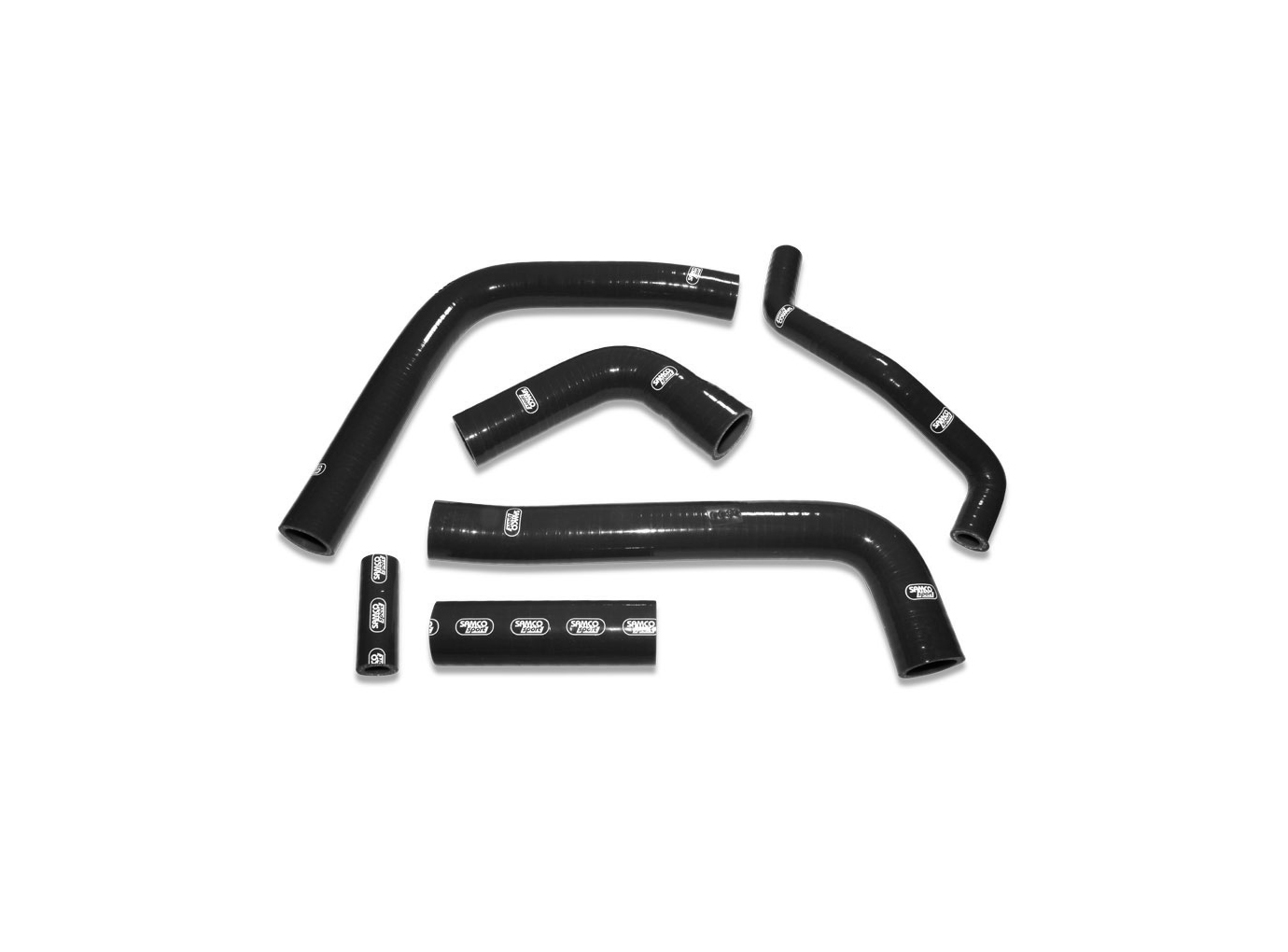 SAMCO SPORT Siliconschlauch Kit schwarz für Yamaha YZF600R6 Modelljahr 1999-2002