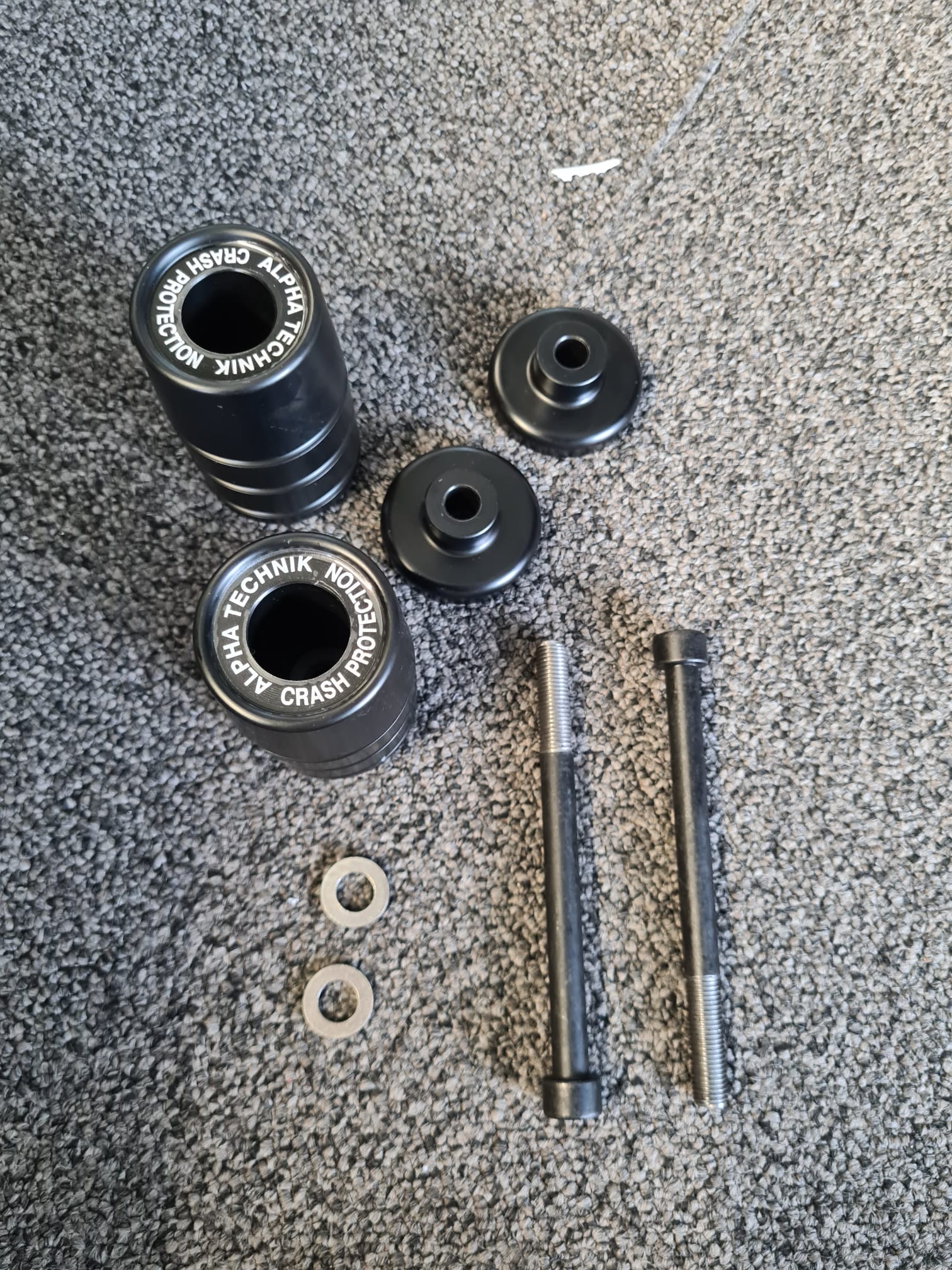 Sturzpad-Kit für Kawasaki ZXR400 1989-2003 schwarz