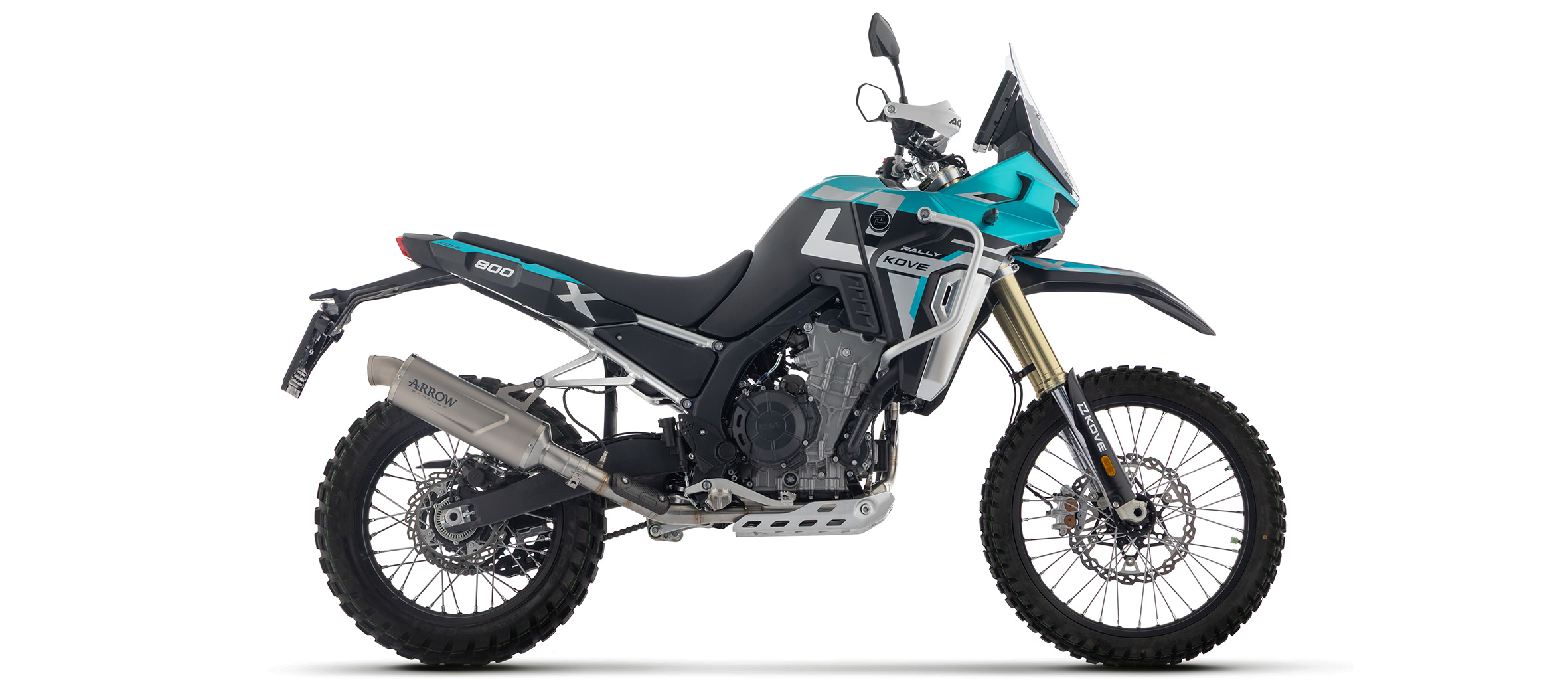 ARROW Auspuff INDY RACE EVO Titan für KOVE 800X Pro, Rally, Modelljahr 2025-