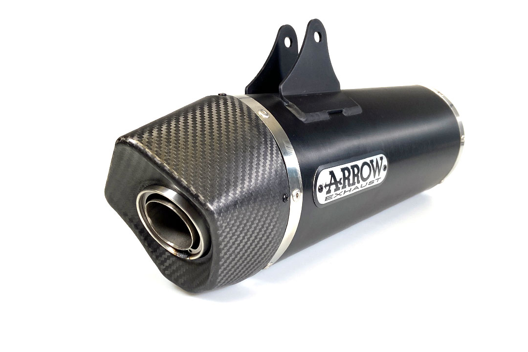 ARROW Auspuff MAXI RACE-TECH für KTM Adventure 1090/1190/1290 2013- aus Aluminium, schwarz