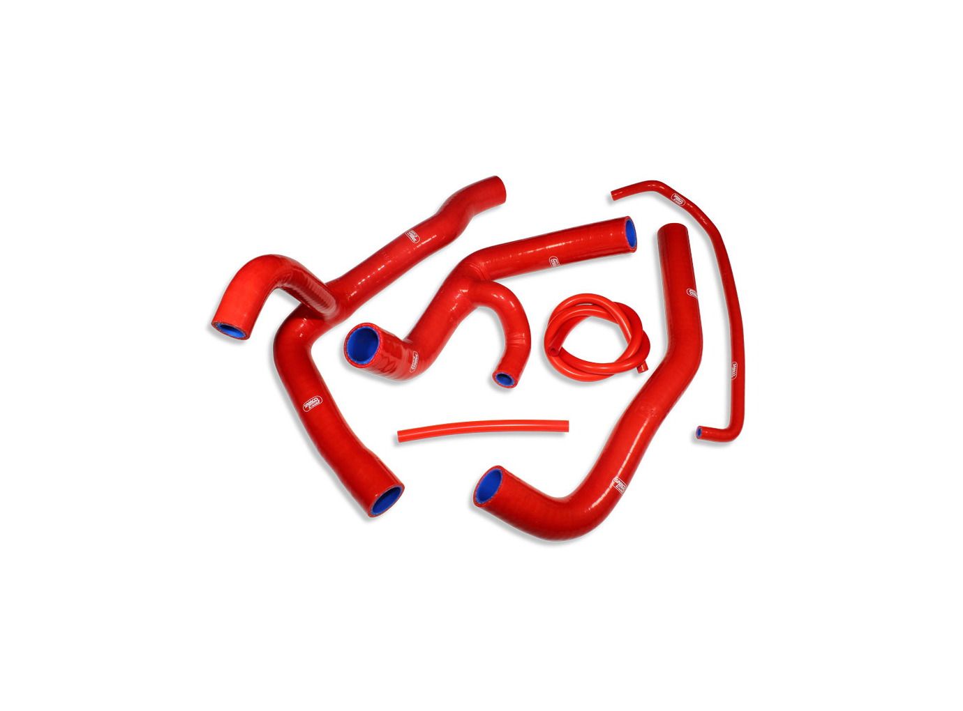 SAMCO SPORT Siliconschlauch Kit Racing Hose Kit rot für Yamaha YZF-R6 Modelljahr 2006-2024