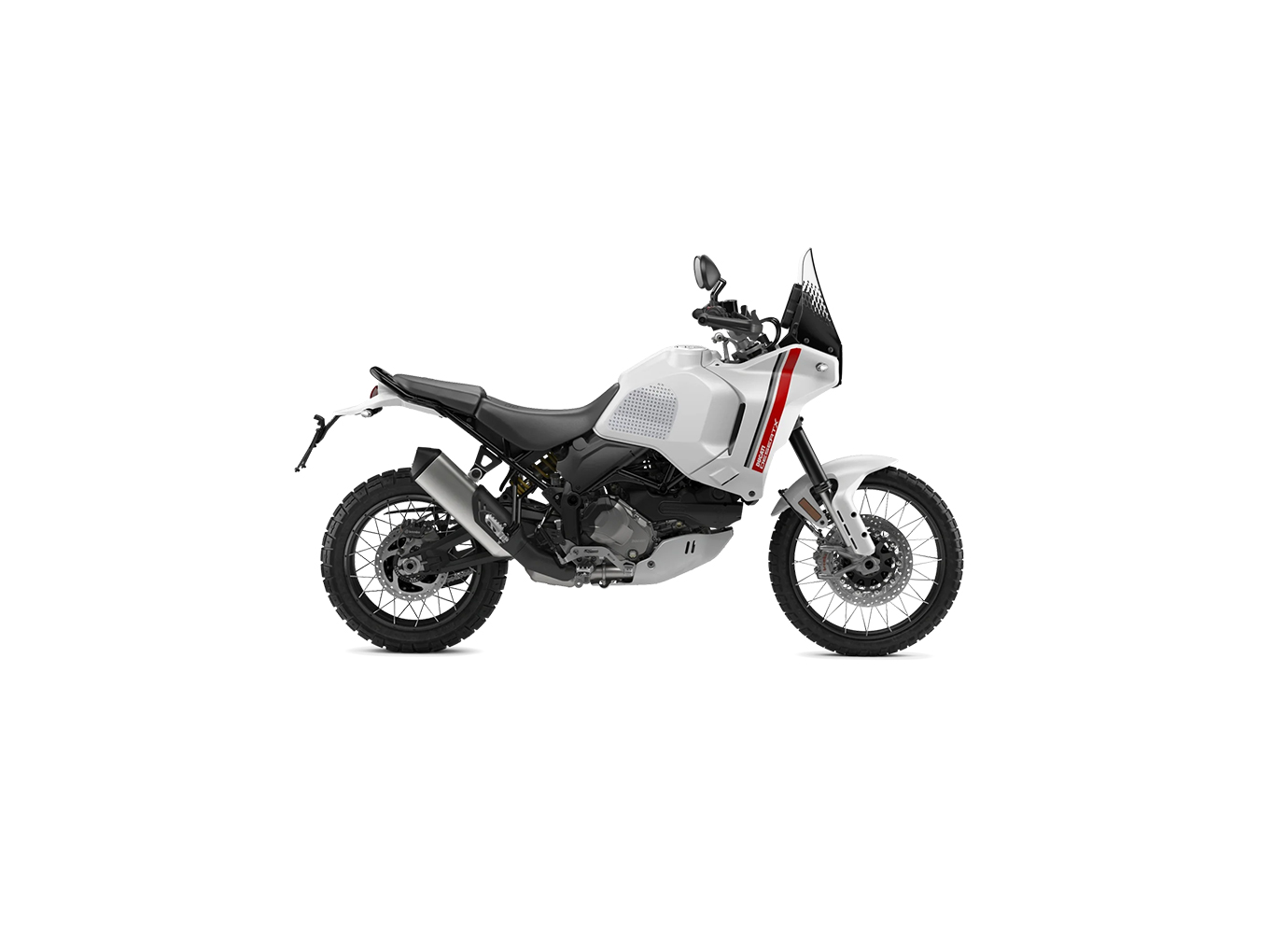 Stompgrip Tank Pad klar, Volcano, Streetbike Tank Kit für Ducati Desert X, 2022-2026, Desert X Discovery, 2024-2026, Desert X Rally, 2023-2026
