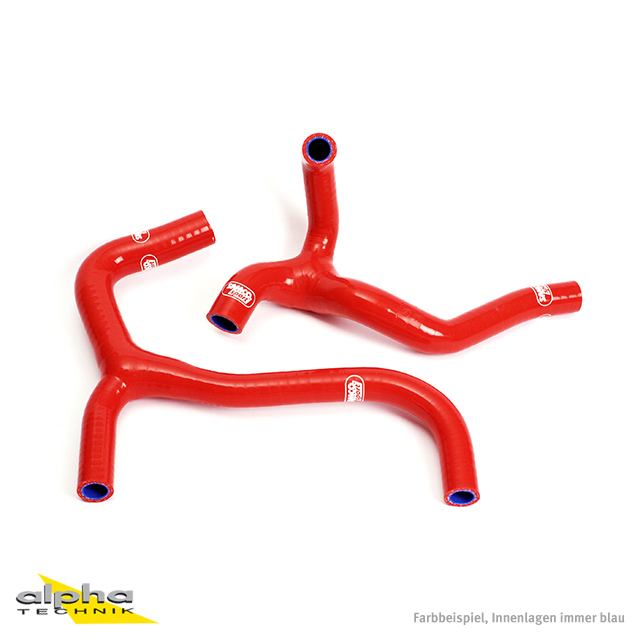 SAMCO SPORT Siliconschlauch Kit rot für Honda CRF450R Modelljahr 2003-2004