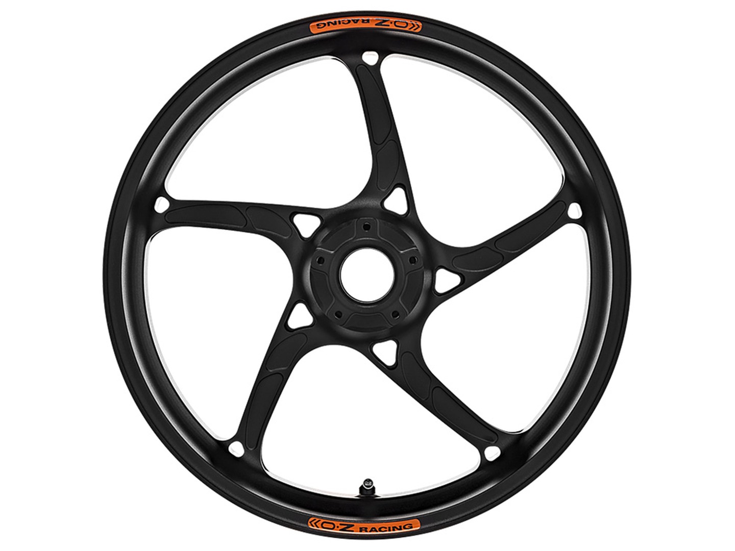OZ Piega R Aluminium Satz in schwarz matt für BMW M1000RR (Kettenlinie mit Offset +2 - Teilung 520), 2021-2026