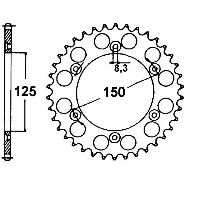 DID Kettensatz für CF Moto 800NK 2023-