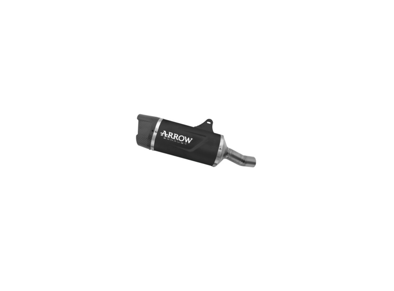 ARROW Auspuff INDY RACE EVO Aluminium DARK für CF Moto 450NK / 450SR Modelljahr 2023-