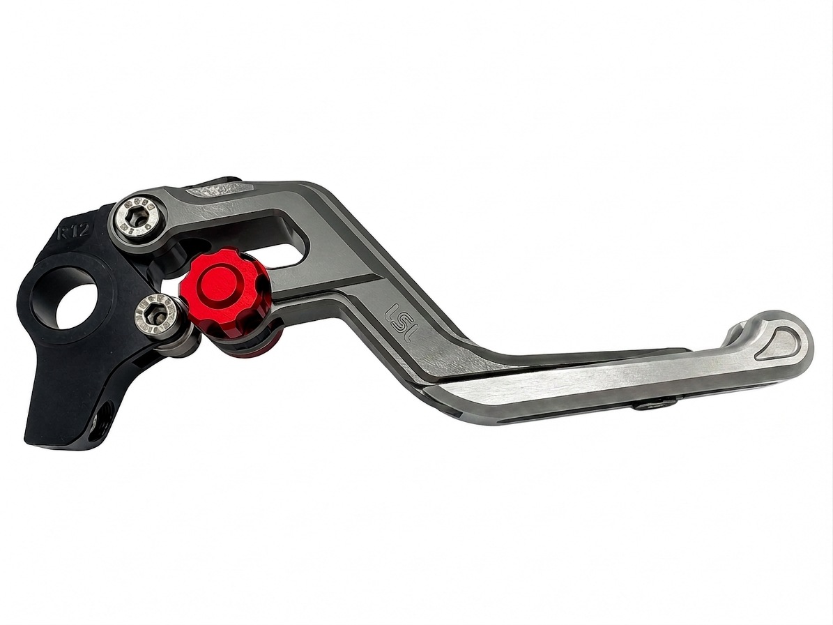 LSL ERGONIA Bremshebel R12 Anthrazit/Rot/Silber