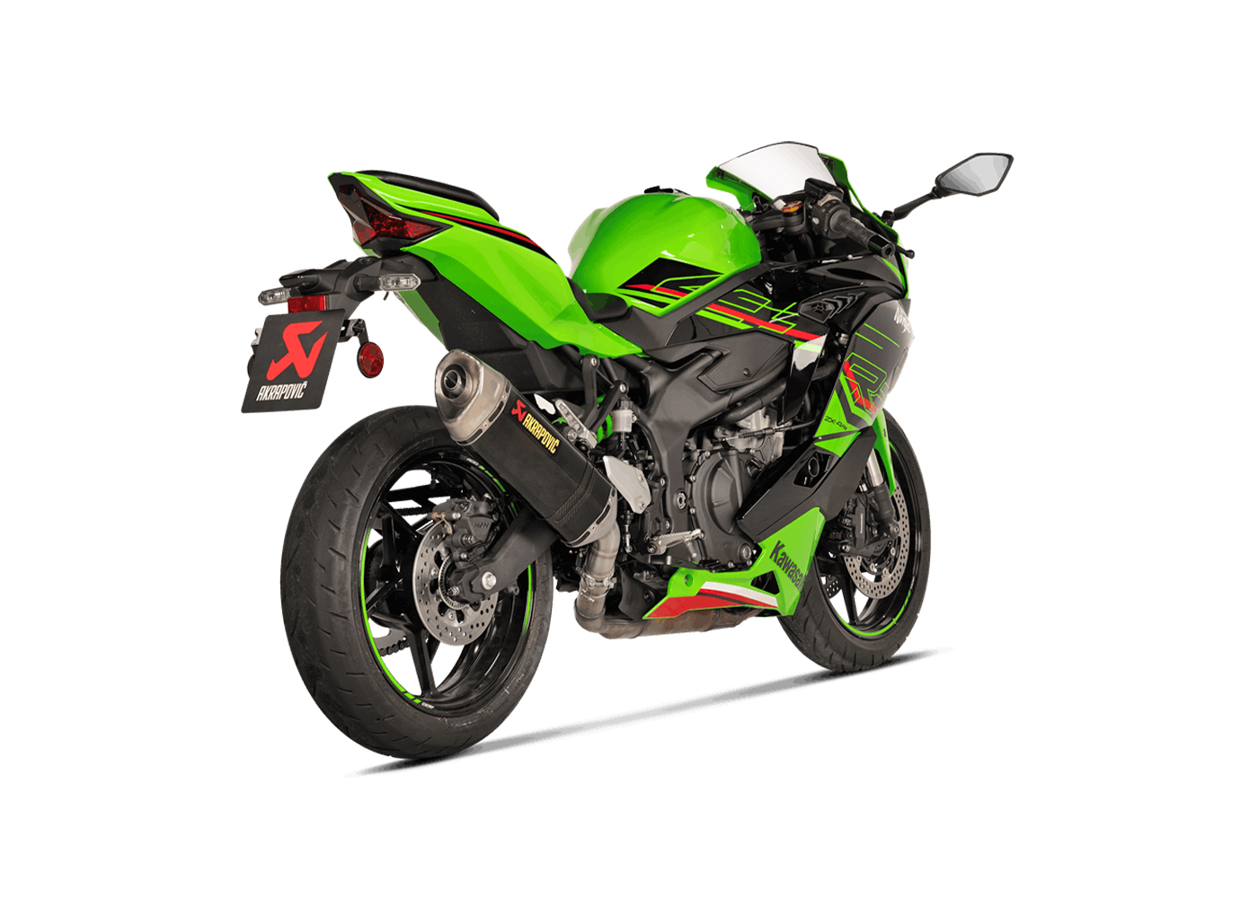 Akrapovic Slip-On Line (Carbon) Auspuff für Kawasaki Ninja ZX-4R und ZX-4RR Modelljahr 2023-2025