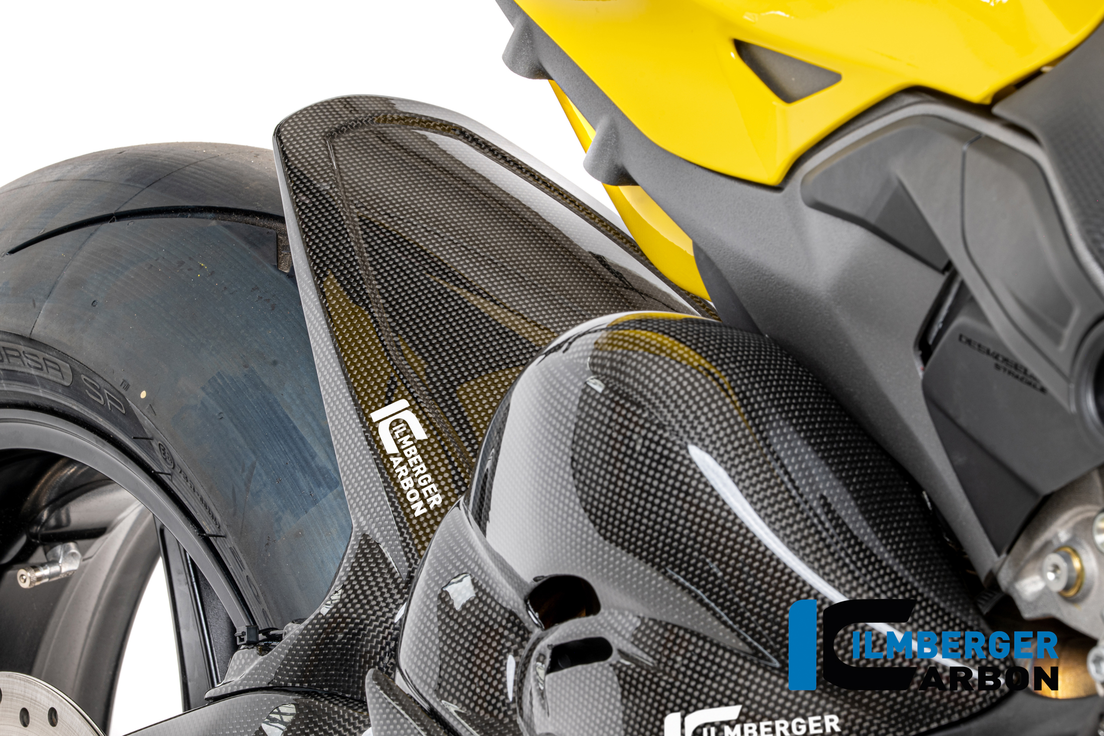 Ilmberger Carbon Kotflügel hinten, glänzend, Ducati Panigale V4, S, R, 2025-