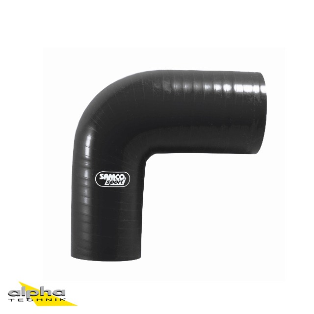 Samco Siliconschlauch 90° Reduzierstück 42-32 mm schwarz