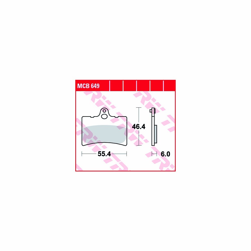 TRW Bremsbelagsatz Allround MCB649