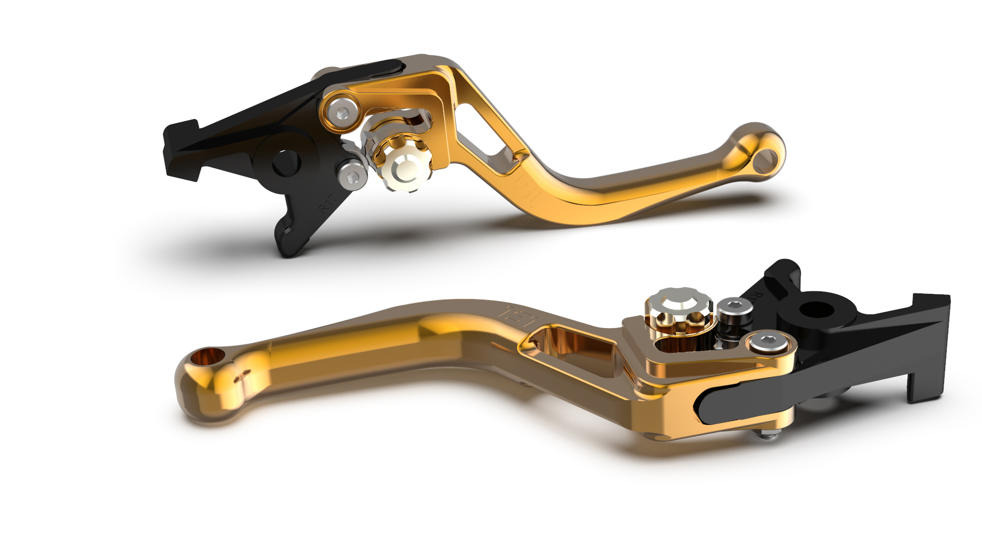 LSL Bremshebel BOW R82, kurz, gold/silber