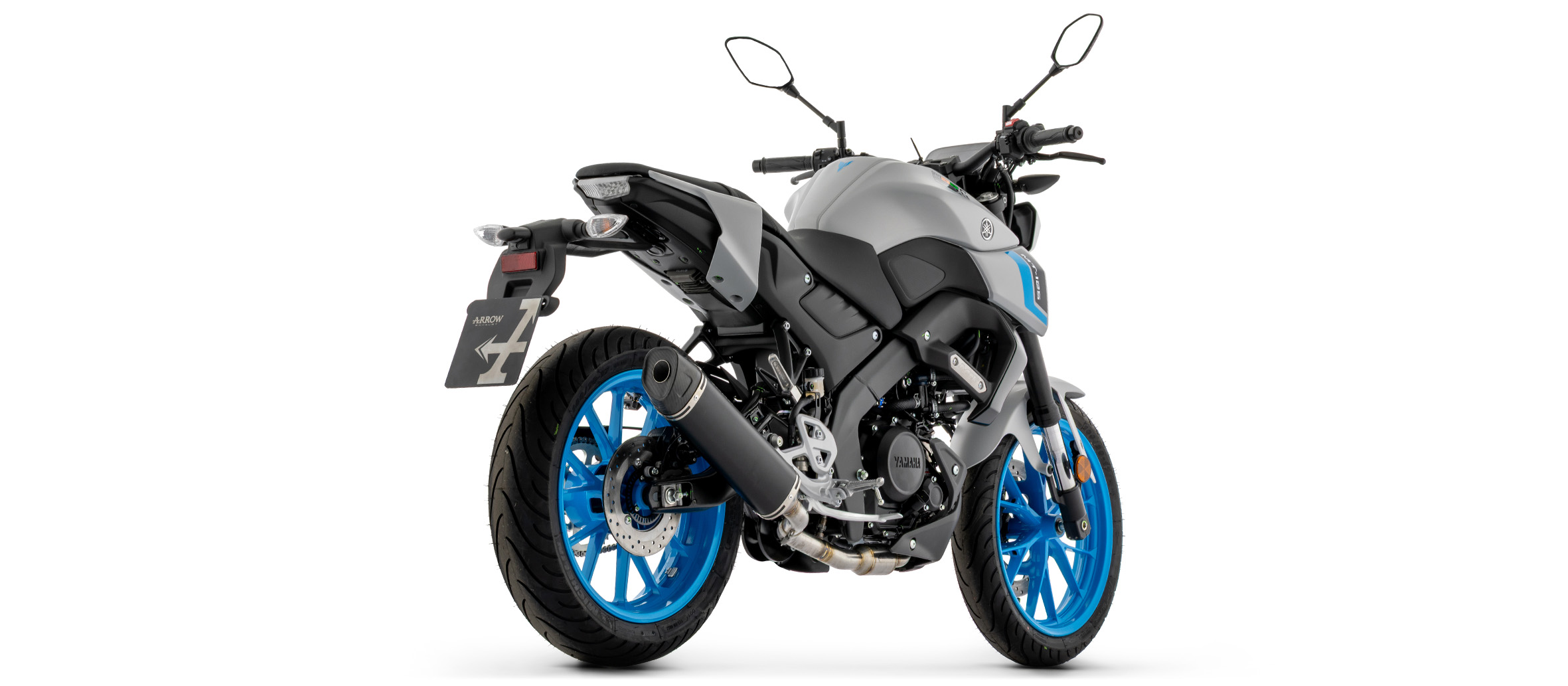 ARROW Komplettanlage Icon Dark Aluminium für Yamaha YZF-R, MT 125,  2025-