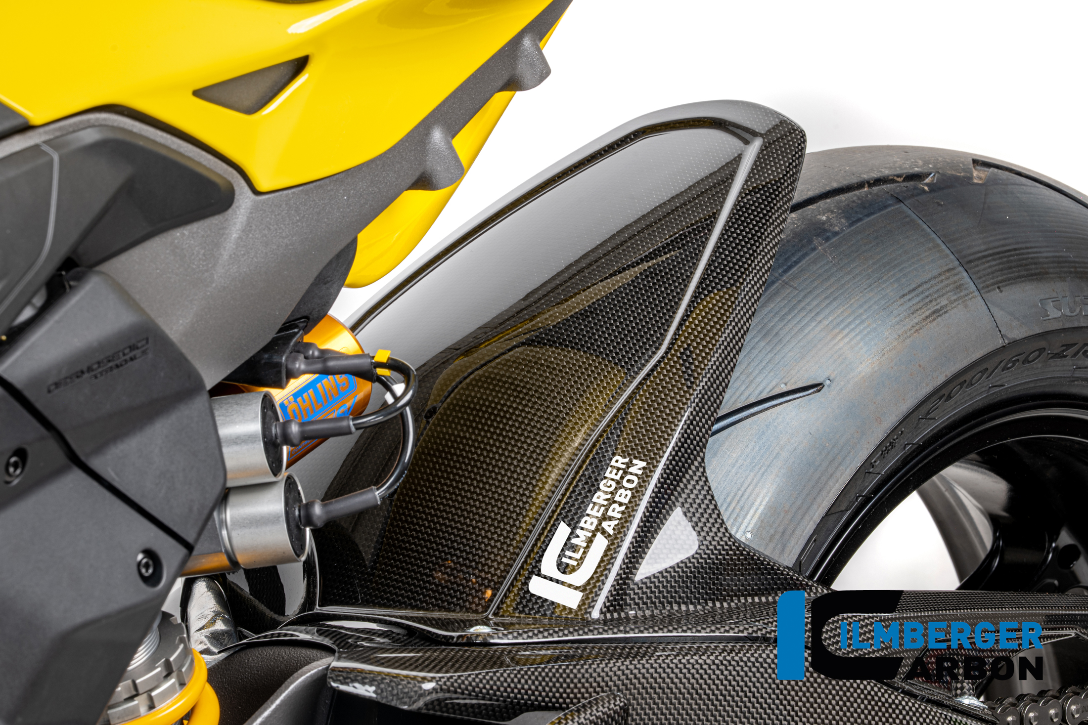 Ilmberger Carbon Kotflügel hinten, glänzend, Ducati Panigale V4, S, R, 2025-