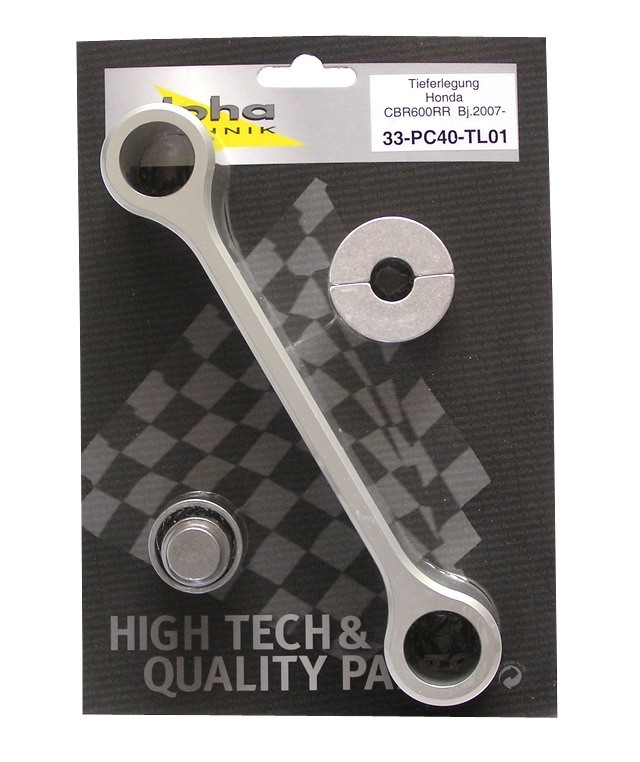 alpha Technik Tieferlegungssatz 30mm Honda CBR600RR, Typ PC40; Modelljahr 2007-