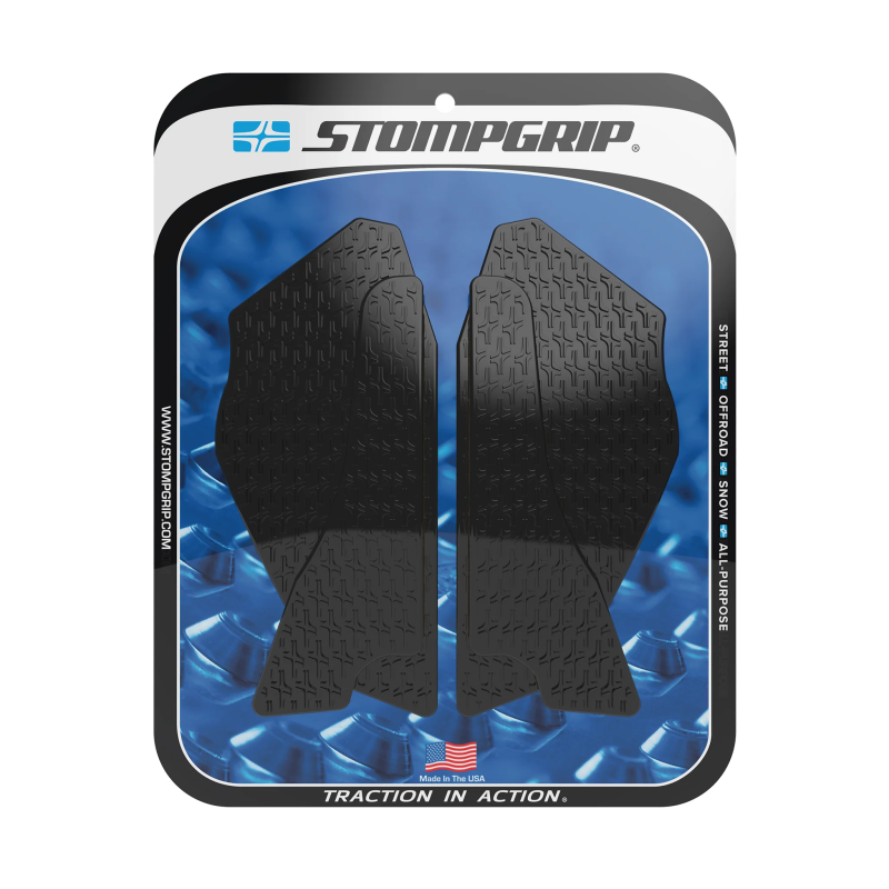 Stompgrip Tank Pad schwarz, Icon, Streetbike Tank Kit - Tank Seiten, für Ducati, Multistrada V4 Rally 2022-2025