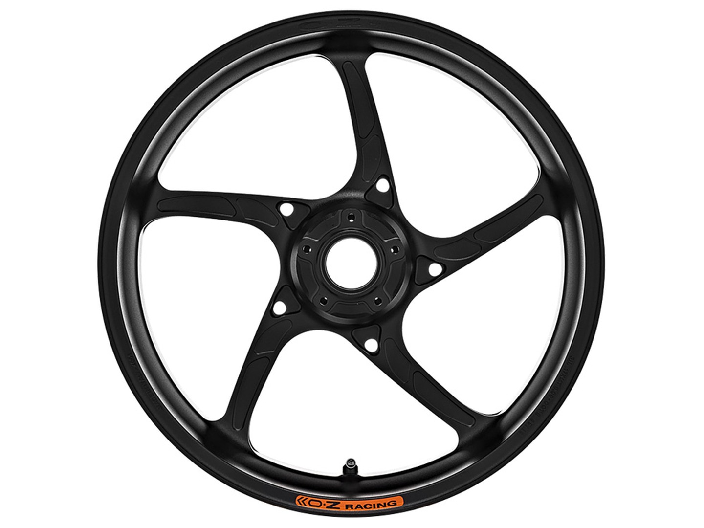 OZ Piega Aluminium hinten in schwarz matt für Ducati Desmosedici RR Typ: D1 (Modelljahr 2008)